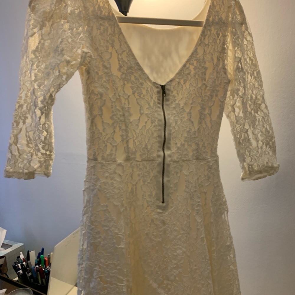 Beautiful white lace dress